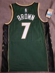 Maillot de Basket #7 Brown Boston Celtics 2022-23 City Edition Imprimé